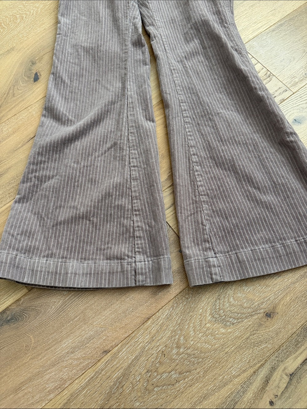 Lee Corduroy Flared Overalls - Taupe - Picture 2 of 7